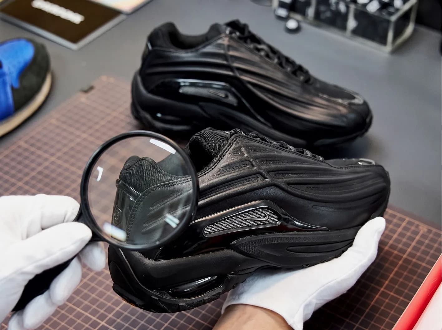 Authentication in hand inspection process